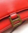 Сумка Balenciaga Hourglass Top Handle Bag Red