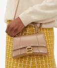 Сумка Balenciaga Hourglass Small Top Handle Bag Sand