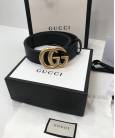 Ремінь Gucci Leather Belt With Double G Buckle