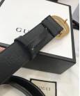 Ремінь Gucci Leather Belt With Double G Buckle