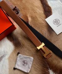 Ремінь Hermes H Belt Buckle & Reversible Leather