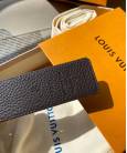 Ремінь Louis Vuitton Black Leather LV Initiales Belt