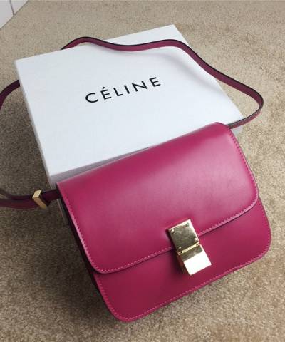 Сумка Celine Classic Box Shoulder Bag Fuchsia