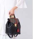 Рюкзак Fendi Embossed And Textured Leather Backpack
