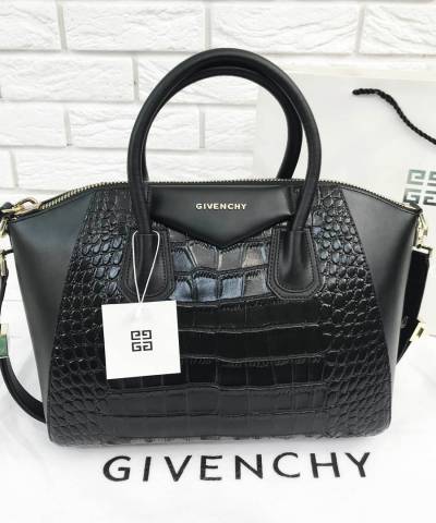 Сумка Givenchy Antigona із вставками під крокодила