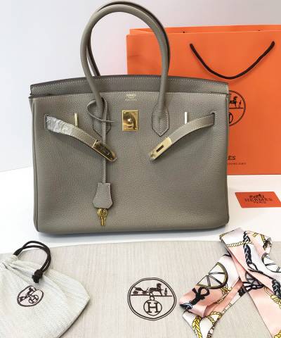 Сумка Hermes Birkin Gris Tourterelle 35 cm