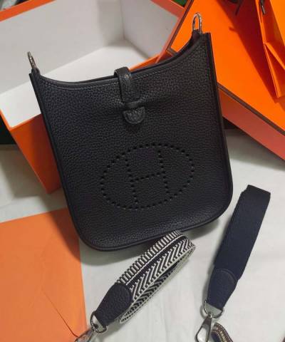 Сумка Hermes Evelyne Mini TPM Black   