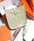 Сумка Hermes Evelyne Mini TPM Nata / White 