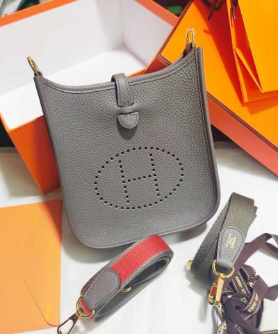 Сумка Hermes Evelyne Mini TPM Olive Sauge 