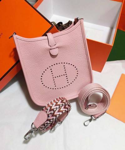 Сумка Hermes Evelyne Mini TPM Rose Sakura