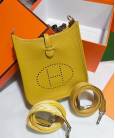 Сумка Hermes Evelyne Mini TPM  Yellow Jaune Ambre 