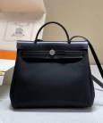 Сумка Hermes Herbag Zip 31 Bag Black / Black Leather