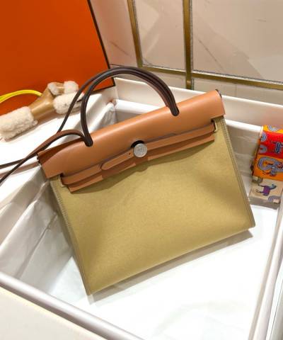 Сумка Hermes Herbag Zip 31 Bag Trench / Nature 