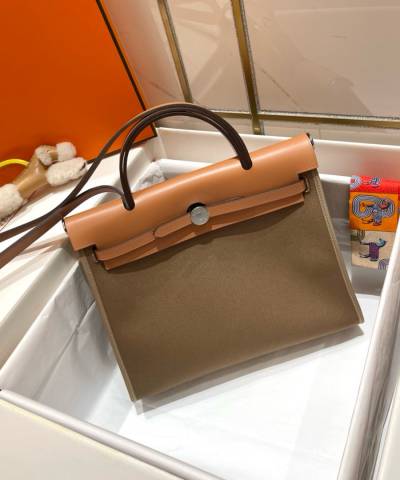 Сумка Hermes Herbag Zip 31 Bag Khaki / Brown