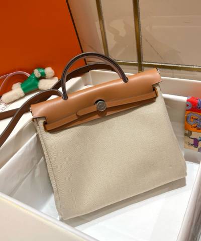 Сумка Hermes Herbag Zip 31 Bag Beton / Naturel Sable