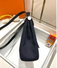 Сумка Hermes Herbag Zip 31 Bag Blue Indigo / Black Toile