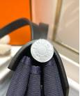 Сумка Hermes Herbag Zip 31 Bag Blue Indigo / Black Toile