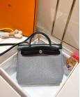 Сумка Hermes Herbag Zip 31 Bag Grey  / Black 
