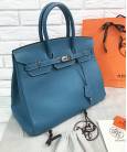 Сумка Hermes Birkin Dark Blue 35 cm