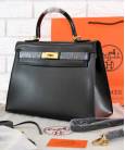 Сумка Hermes Kelly Black 32 cm