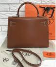 Сумка Hermes Kelly Brown 32 cm