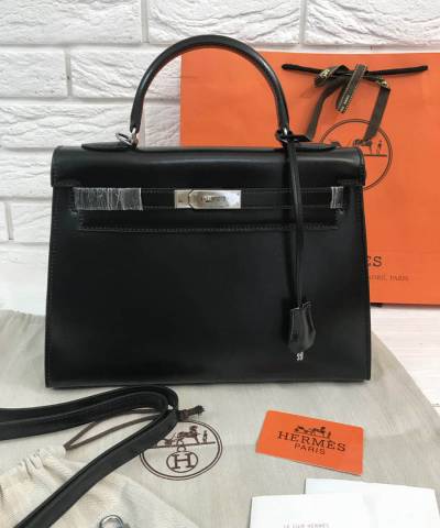 Сумка Hermes Kelly Black 32 cm