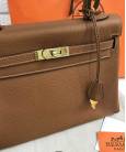Сумка Hermes Kelly Togo Brown