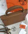 Сумка Hermes Kelly Togo Brown