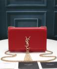 Клатч YSL Saint Laurent Tassel Medium Red