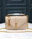 Сумка Saint Laurent Medium College Monogram Biege