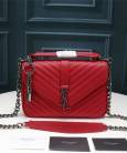 Сумка Saint Laurent Medium College Monogram Red