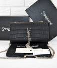 Клатч YSL Saint Laurent Tassel Medium Crocodile