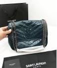 Сумка Saint Laurent Niki Medium Green Leather Shoulder Bag