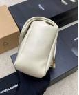 Сумка Saint Laurent Calypso Leather Shoulder Bag  White