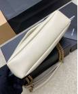Сумка Saint Laurent Calypso Leather Shoulder Bag  White