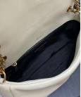 Сумка Saint Laurent Calypso Leather Shoulder Bag  White