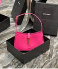 Сумка Saint Laurent Le 5 À 7 Leather Shoulder Bag Fuchsia