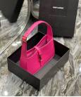 Сумка Saint Laurent Le 5 À 7 Leather Shoulder Bag Fuchsia
