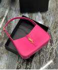 Сумка Saint Laurent Le 5 À 7 Leather Shoulder Bag Fuchsia