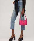 Сумка Saint Laurent Le 5 À 7 Leather Shoulder Bag Fuchsia