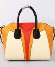 Сумка Givenchy Antigona бежева з жовтими вставками
